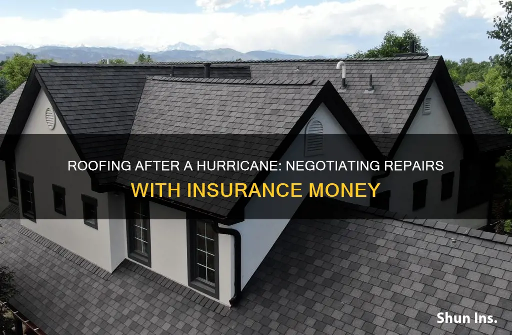 how to negotiate with roofing contractors with hurricane insurance money