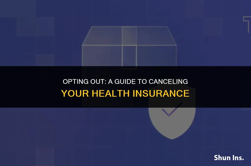 how to not renew health insurance