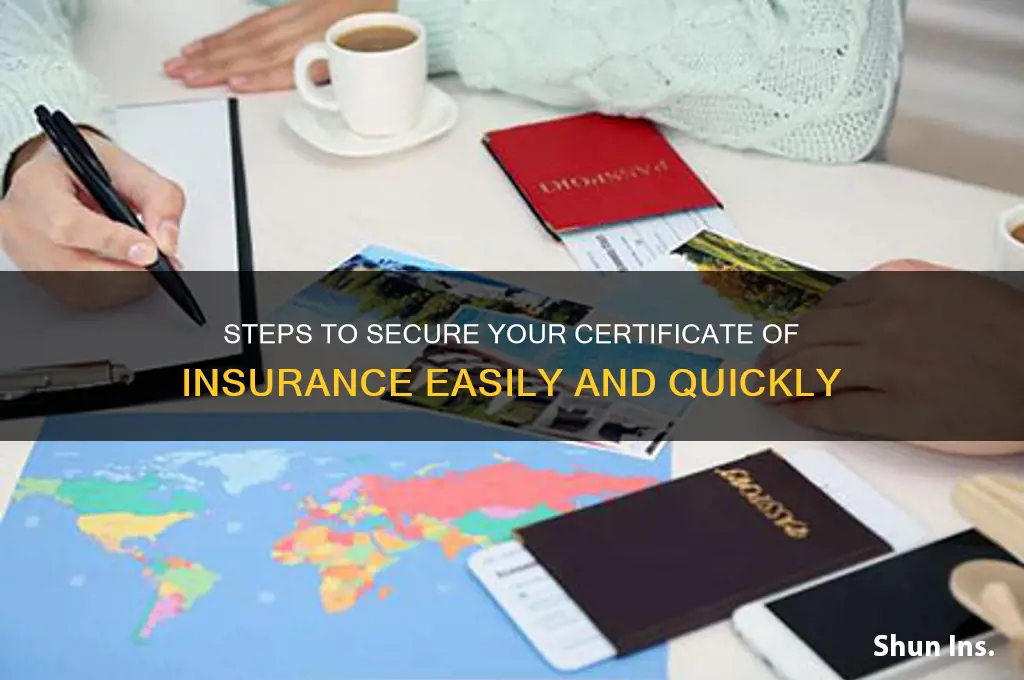 how to obtain a certificate of insurance
