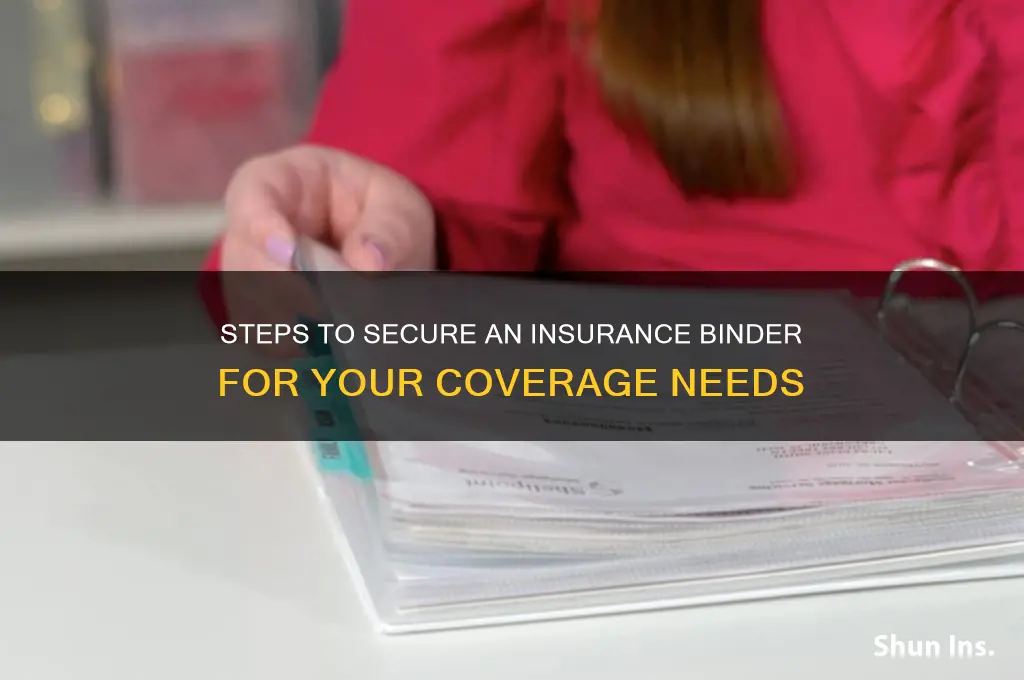 how to obtain a insurance binder