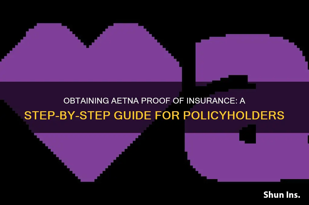 how to obtain a proof of insurance from aetna