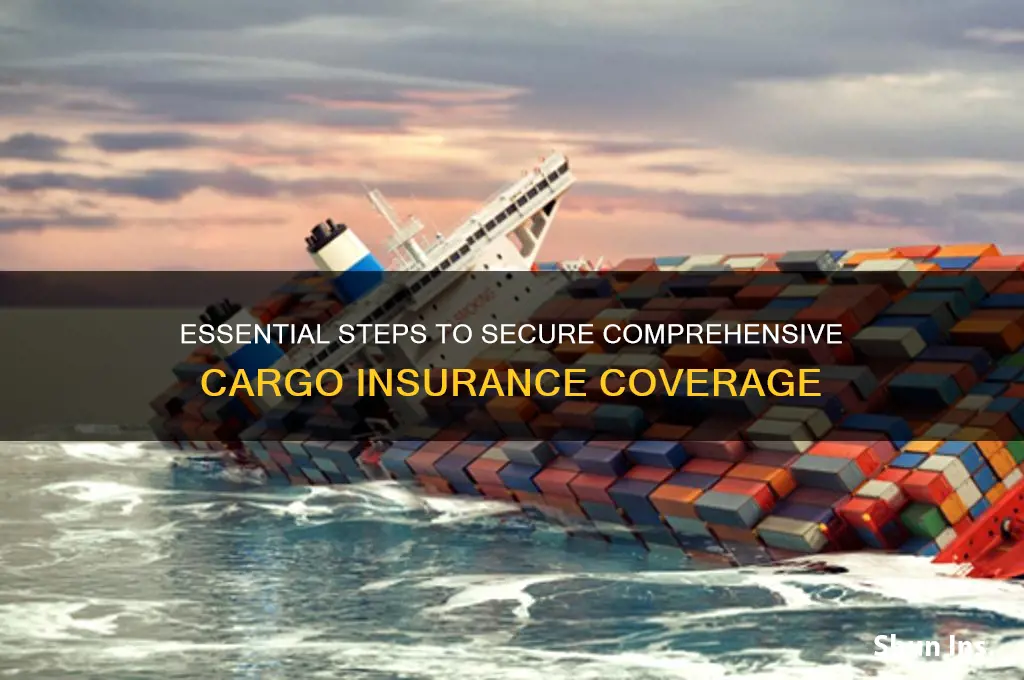 how to obtain cargo insurance