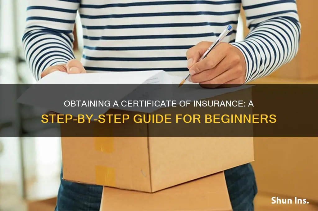 how to obtain certuficate of insurance