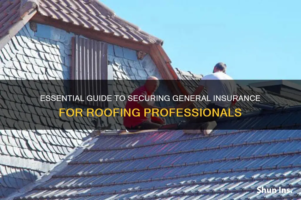 how to obtain general insurance for roofers