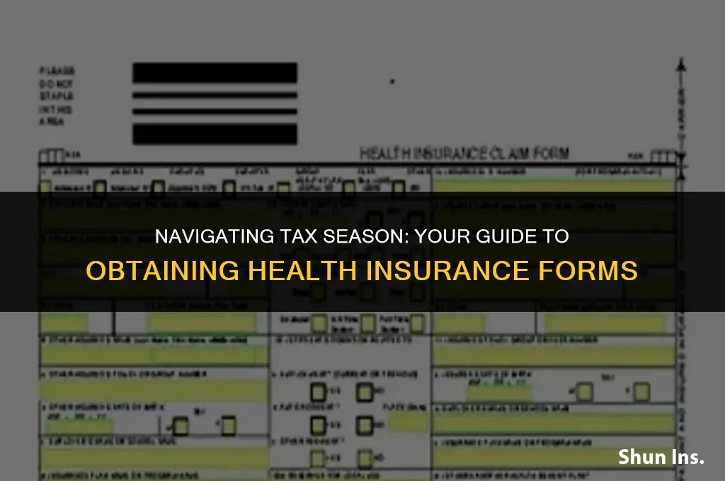 how to obtain health insurance tax form