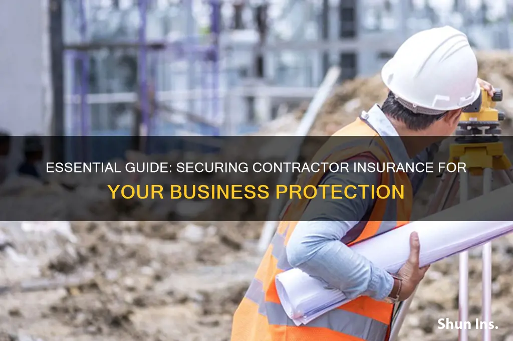 how to obtain insurance for contracotr