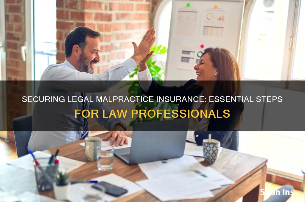 how to obtain legal malpractice insurance