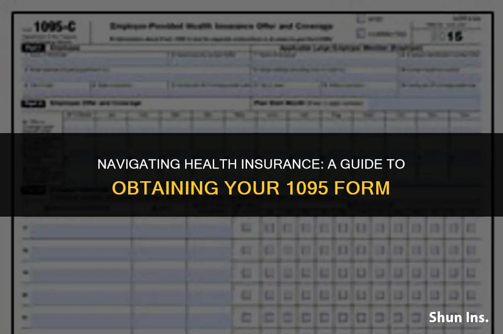 how to obtain my 1095 health insurance form