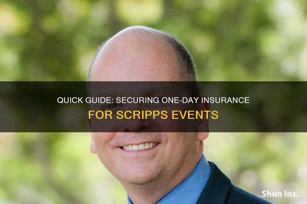 how to obtain one day insurance for scripps