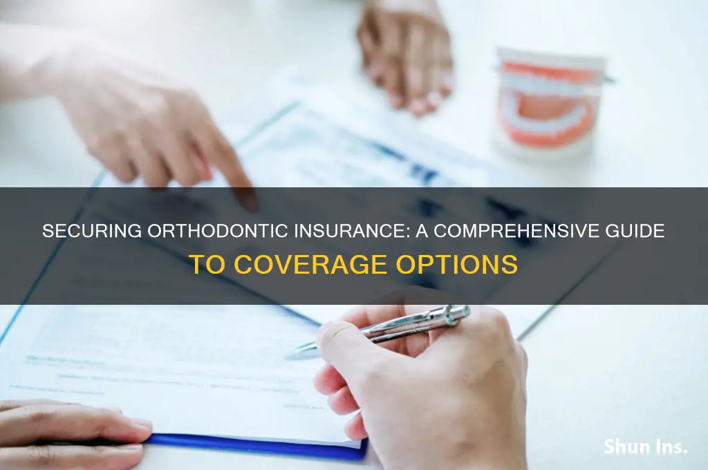 how to obtain orthodontic insurance