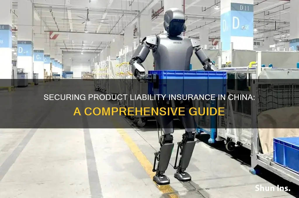 how to obtain product liabilty insurance in china