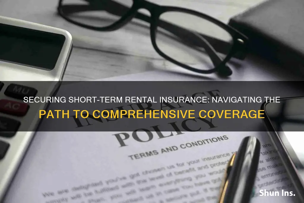 how to obtain short term rental insurance