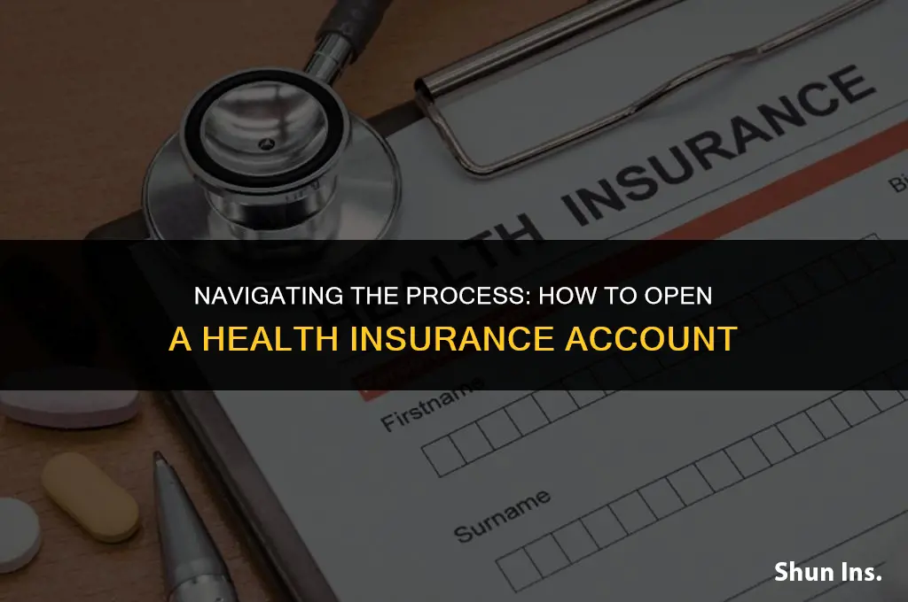 how to open a health insurance