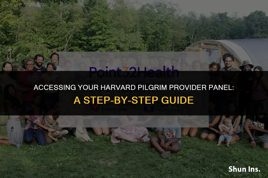 how to open provider panel for harvard pilgrim health insurance