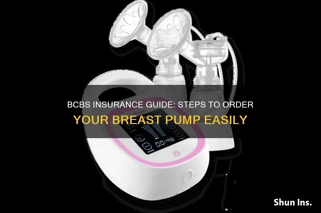how to order breast pump through insurance bcbs