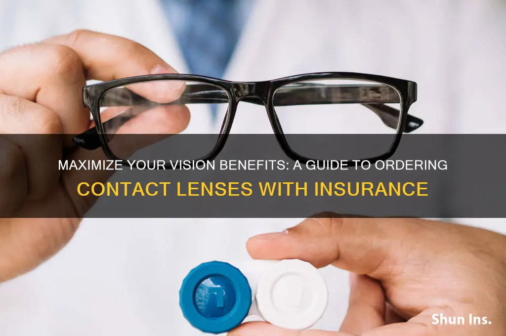 how to order contact lenses with insurance