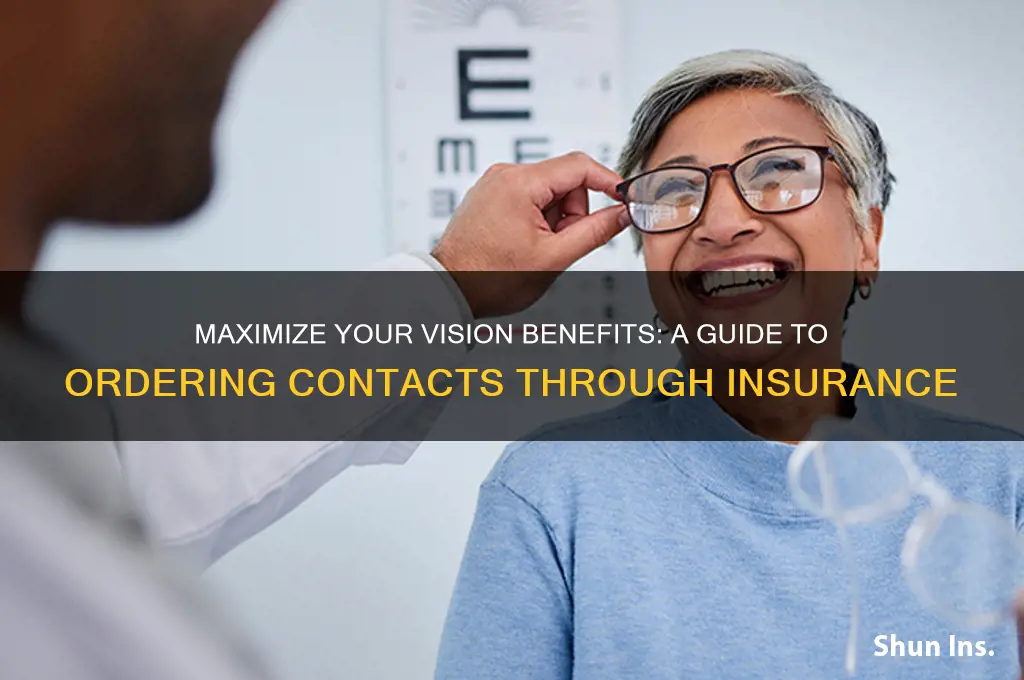how to order contacts through insurance