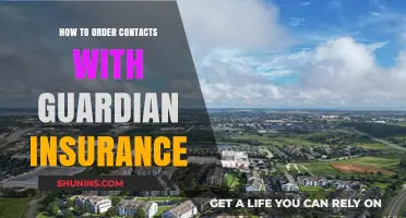 Ordering Contacts with Guardian Insurance: A Step-by-Step Guide