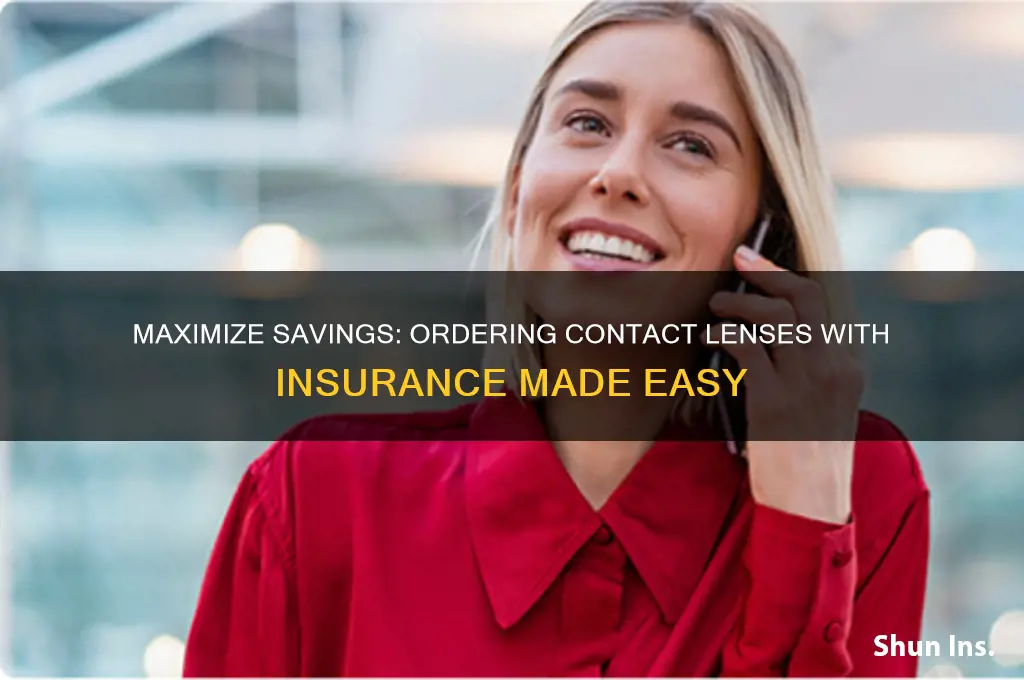 how to order contacts with insurance