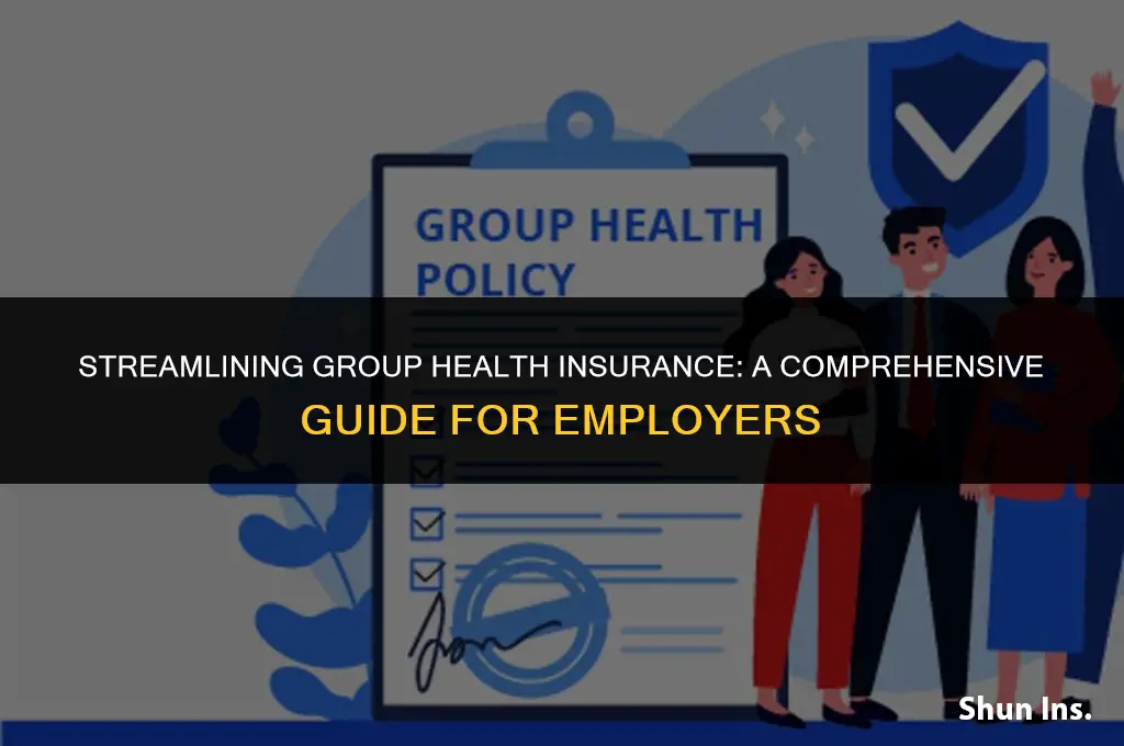 how to organize group health insurance