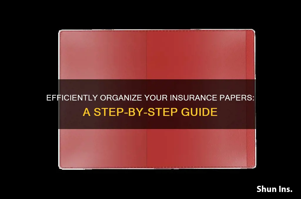 how to organize insurance papers