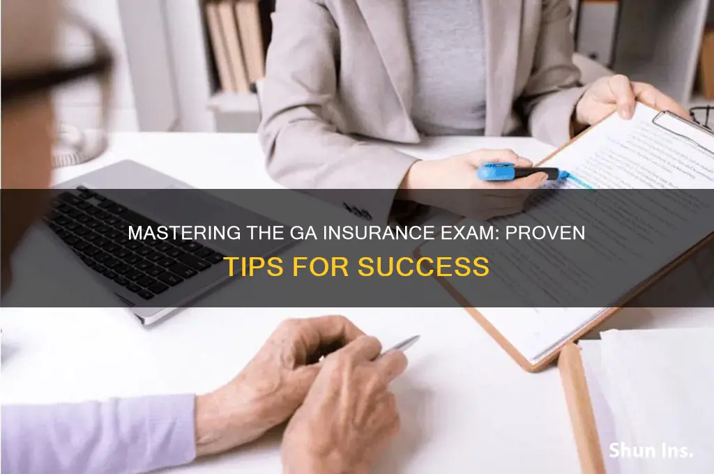 how to pass the ga insurance exam
