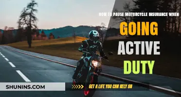 Motorcycle Insurance: Active Duty Pause Options