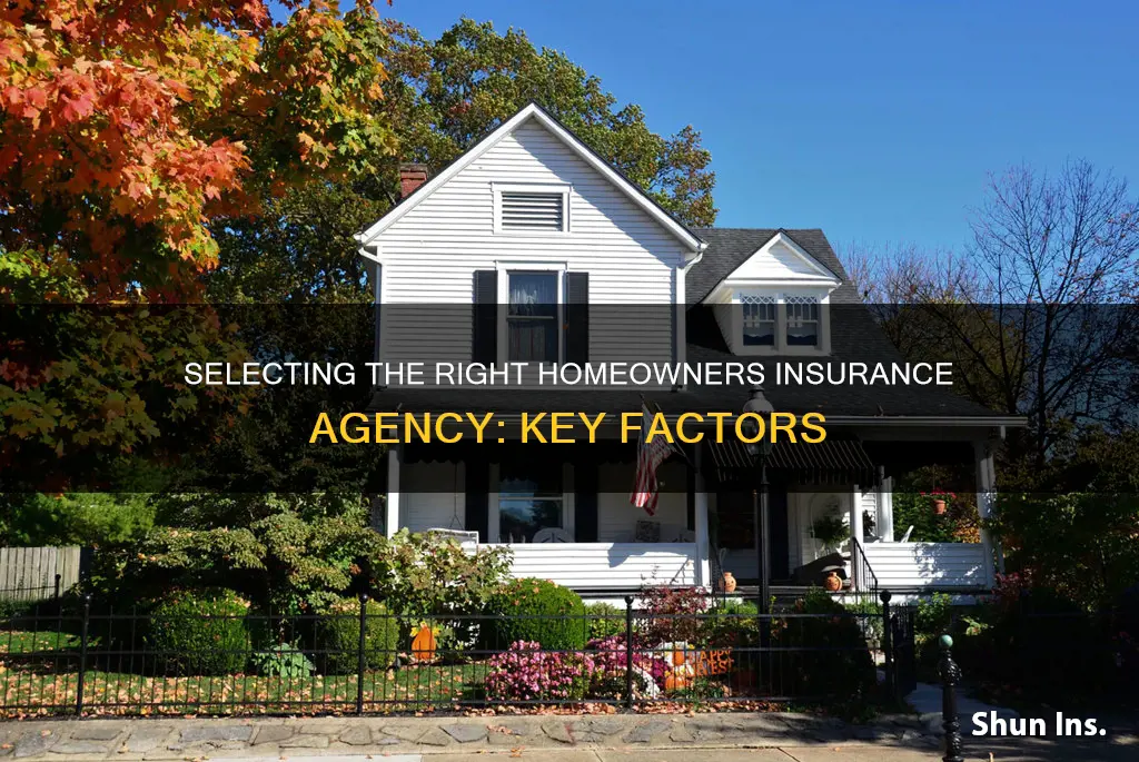 how to pick a good homeowners insurance agency