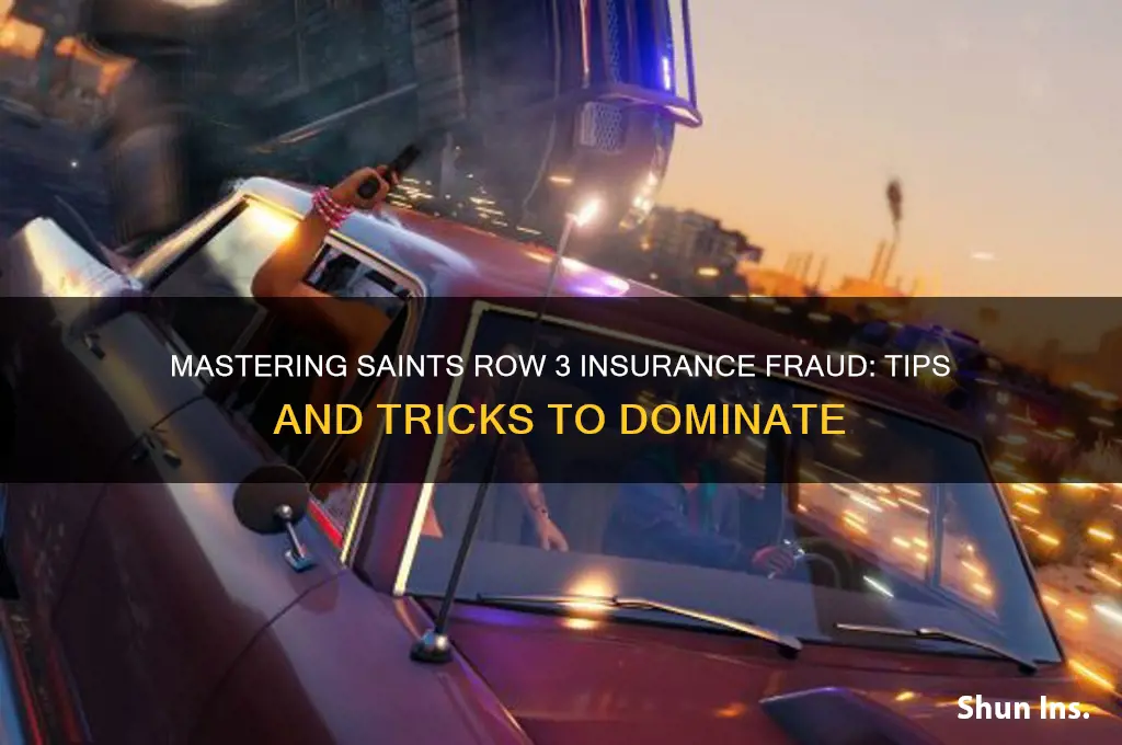 how to play insurance fraud saints row 3