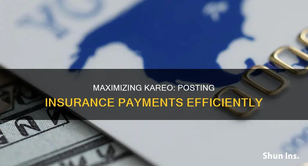 how to post insurance payments in kareo