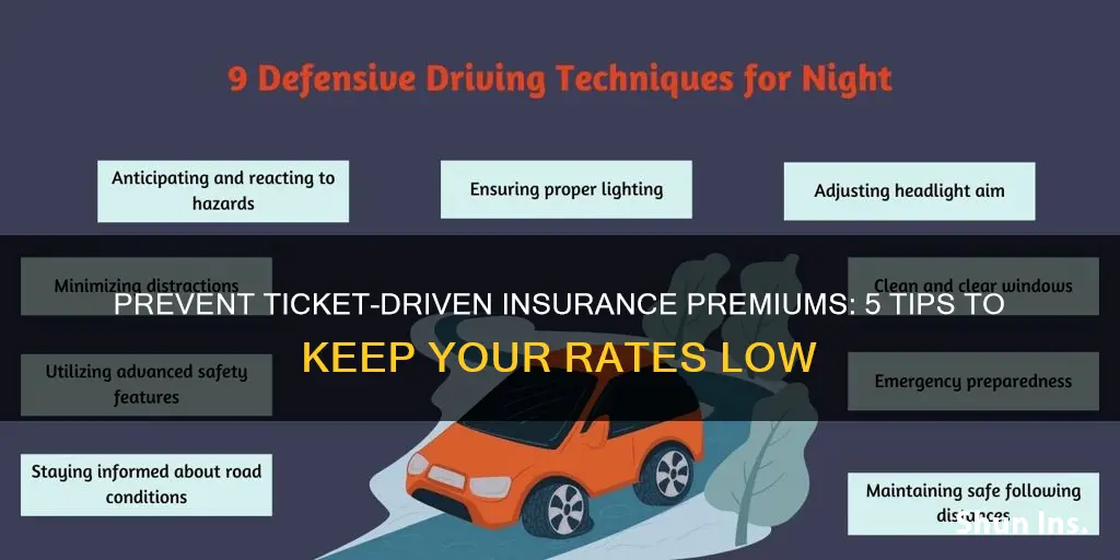 how to precent a ticket from raising your insurance