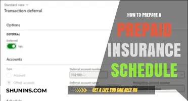 Mastering Prepaid Insurance: A Step-by-Step Schedule Preparation Guide