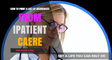 Efficiently Printing Insurance Lists from iPatient Care: A Step-by-Step Guide