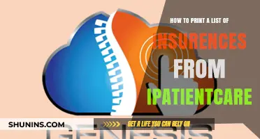 Print Insurance List Easily: A Step-by-Step iPatientCare Guide