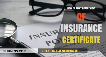 Print Your Department of Insurance Certificate: A Step-by-Step Guide