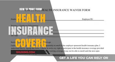 Decoding Health Insurance: A Simple Guide to Printing Your Coverage Forms