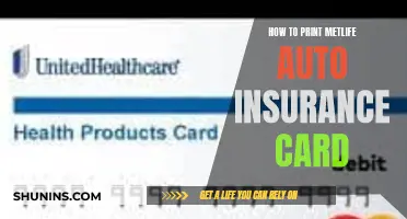 Printing MetLife Auto Insurance Card: A Step-by-Step Guide