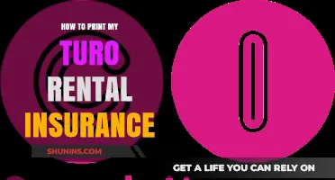 How to Easily Print Your Turo Rental Insurance Documents