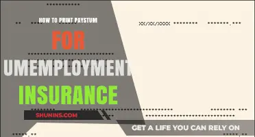 How to Print Pay Stubs for Unemployment Insurance: A Step-by-Step Guide