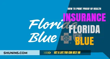 Printing Your Florida Blue Health Insurance Proof Made Easy