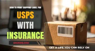 Print USPS Shipping Labels with Insurance: A Step-by-Step Guide