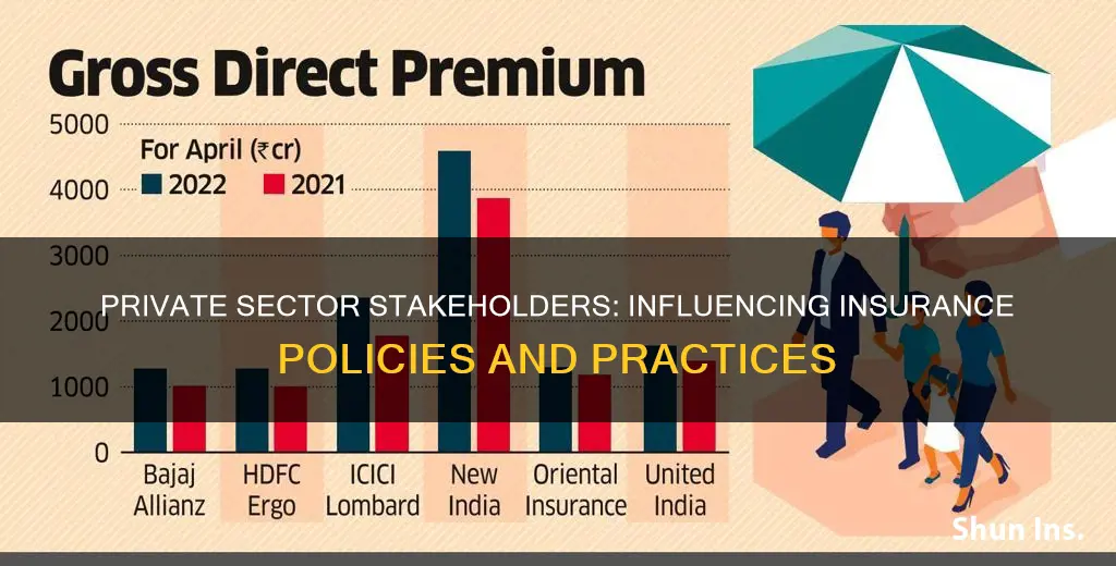 how to private sector stakeholders influence insurance