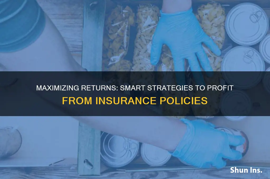 how to profit from insurance policiesw