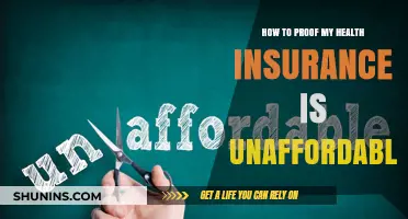 Proving the Unaffordability of Your Health Insurance: A Comprehensive Guide