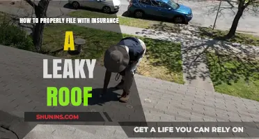 Filing Insurance Claims for Leaky Roofs: A Step-by-Step Guide