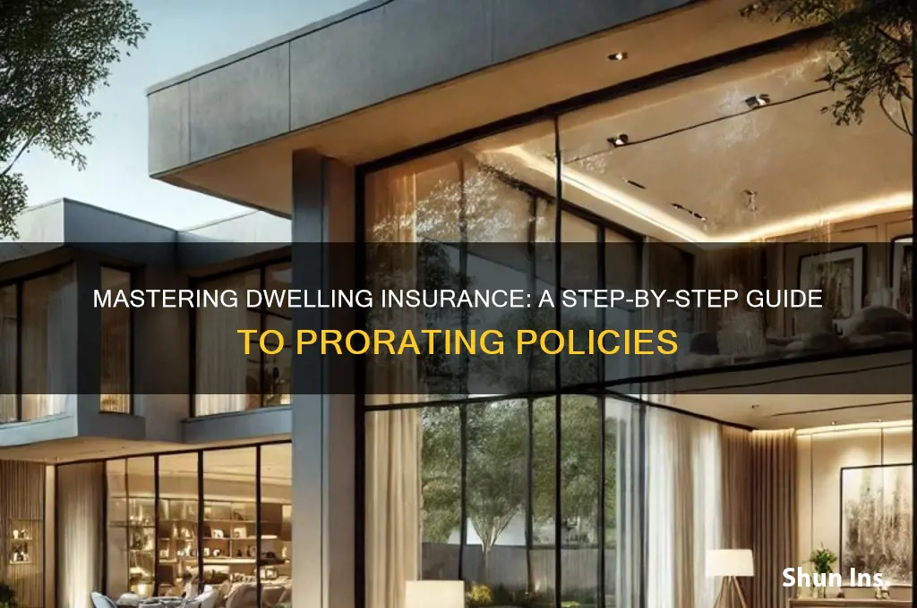 how to prorate a dwelling insurance plicy