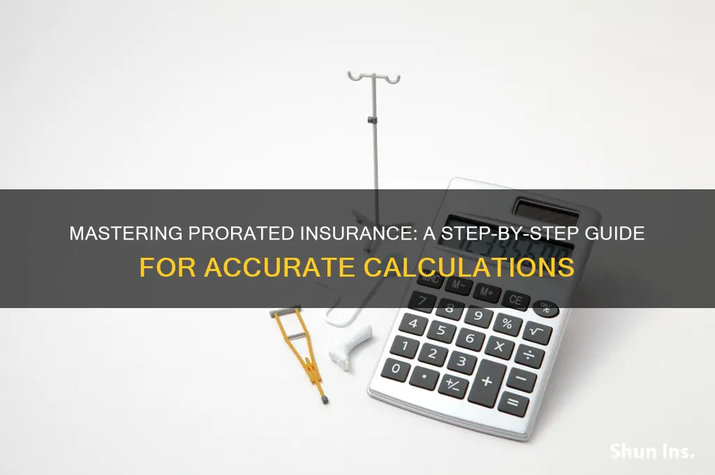 how to prorate insurance