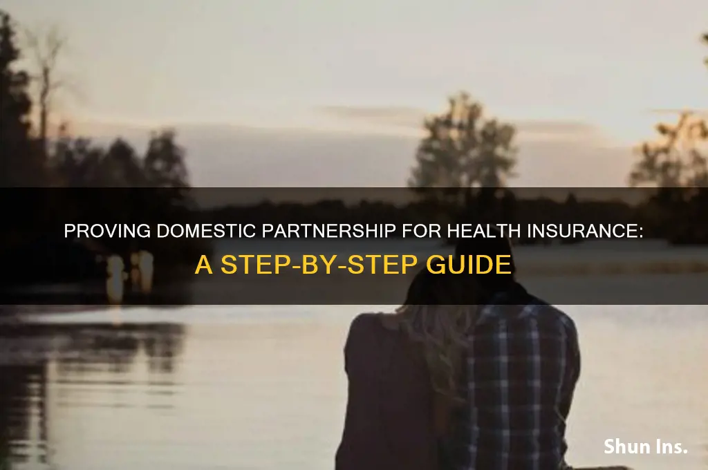 how to prove domestic partnership for health insurance
