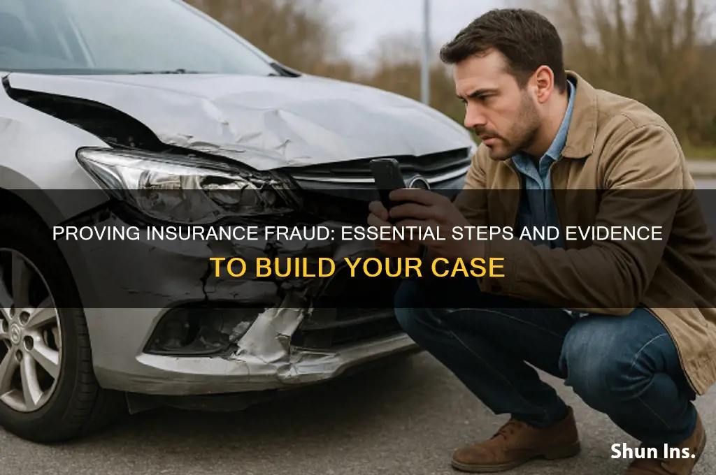 how to prove fraud in an insurance case