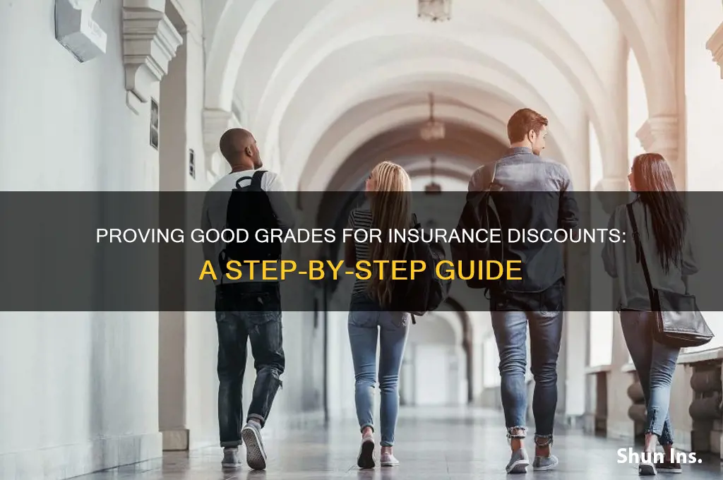 how to prove grades for insurance